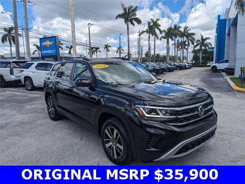 Used 2022 Volkswagen Atlas SE image 2