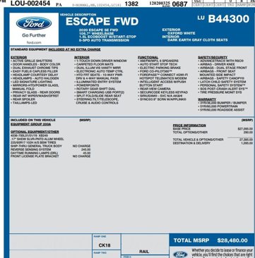 Used 2020 Ford Escape SE image 2