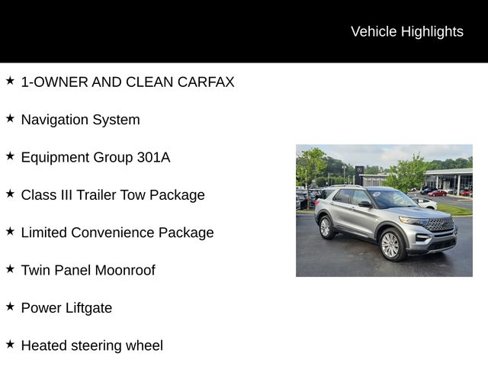 Used 2021 Ford Explorer Limited w/ Equipment Group 301A image 5