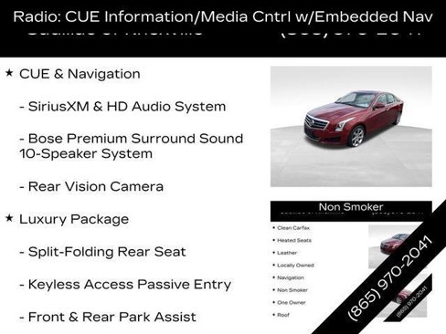 Used 2014 Cadillac ATS Luxury w/ Sun And Sound Package image 21