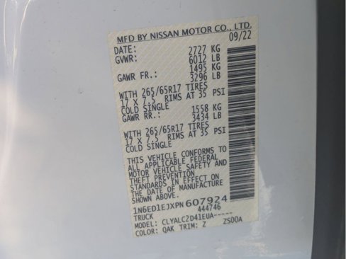 Used 2023 Nissan Frontier SV w/ SV Convenience Package image 34