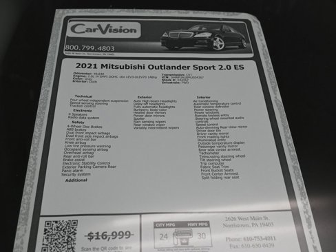 Used 2021 Mitsubishi Outlander Sport ES image 31