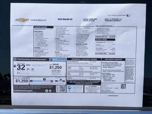 Used 2020 Chevrolet Malibu RS image 26