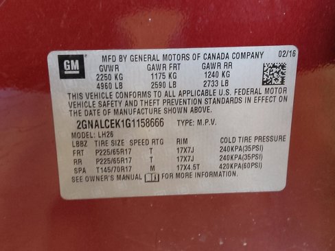 Used 2016 Chevrolet Equinox LT w/ Convenience Package image 33