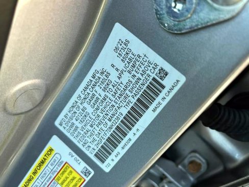Certified 2022 Honda Civic EX image 14