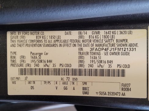 Used 2015 Ford Fiesta Titanium w/ Exterior Protection Package image 33