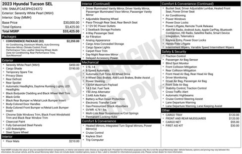 Used 2023 Hyundai Tucson SEL w/ Convenience Package image 2