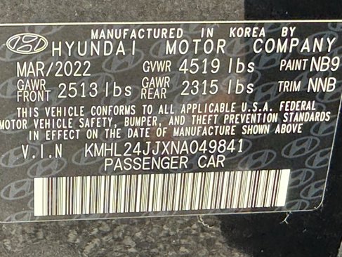 Used 2022 Hyundai Sonata Blue image 39