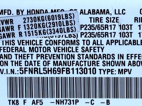 Used 2015 Honda Odyssey EX-L image 55