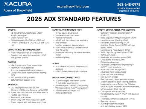 New 2025 Acura ADX FWD image 4