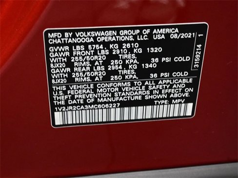 Used 2021 Volkswagen Atlas SE image 18