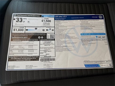 New 2025 Volkswagen Jetta S image 18