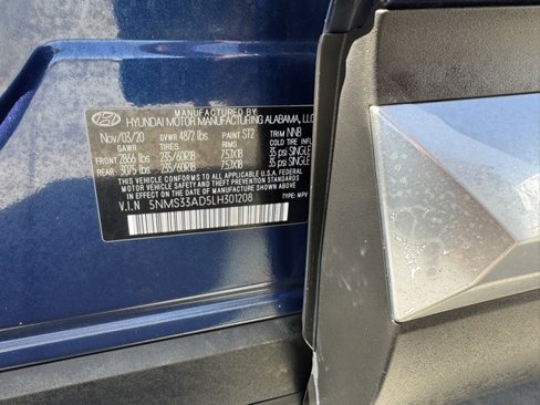 Used 2020 Hyundai Santa Fe SEL w/ Convenience + Premium Package image 35