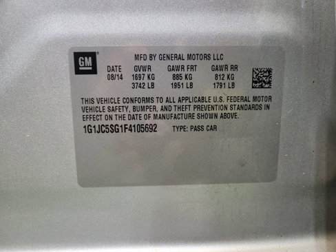 Used 2015 Chevrolet Sonic LT image 33