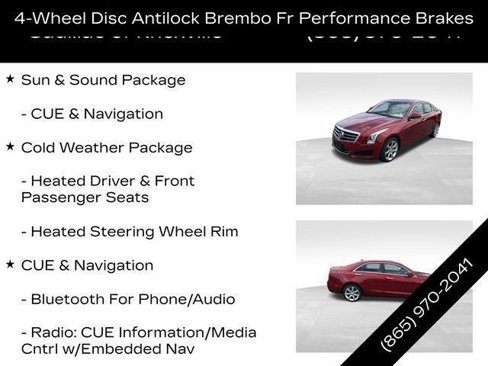 Used 2014 Cadillac ATS Luxury w/ Sun And Sound Package image 31