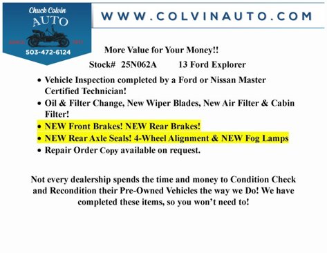 Used 2013 Ford Explorer XLT image 2