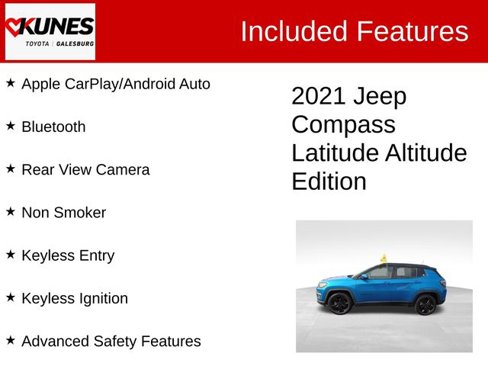 Used 2021 Jeep Compass Latitude image 2