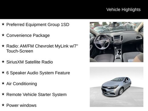 Used 2017 Chevrolet Cruze LT w/ Convenience Package image 10