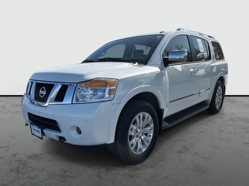 Used 2015 Nissan Armada Platinum w/ 2nd Row Captain Seat Package image 1