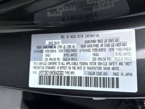 Used 2021 MAZDA CX-9 Touring w/ Touring Premium Package image 25