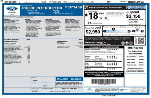 Used 2013 Ford Explorer 4WD Police Interceptor image 9