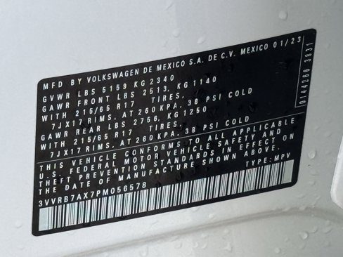 Certified 2023 Volkswagen Tiguan S w/ Driver Assistance Package image 39