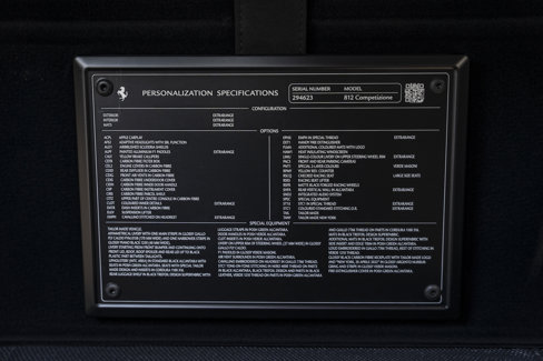 Used 2023 Ferrari 812 Competizione image 66