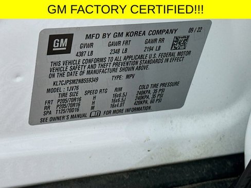 Certified 2022 Chevrolet Trax LT w/ LT Convenience Package image 29
