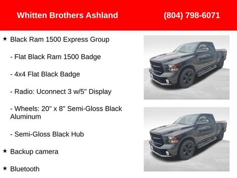 Used 2018 RAM 1500 Express w/ Black Ram 1500 Express Group image 3
