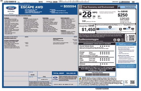 Used 2020 Ford Escape SEL image 35