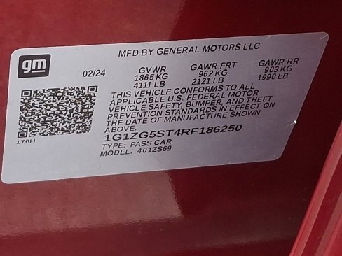 Certified 2024 Chevrolet Malibu RS image 27