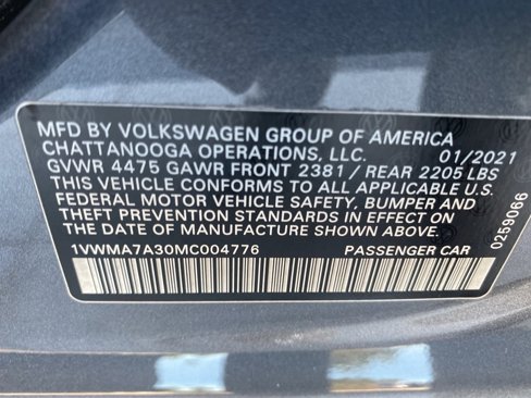Used 2021 Volkswagen Passat 2.0T R-Line image 33