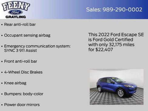 Used 2022 Ford Escape SE image 22