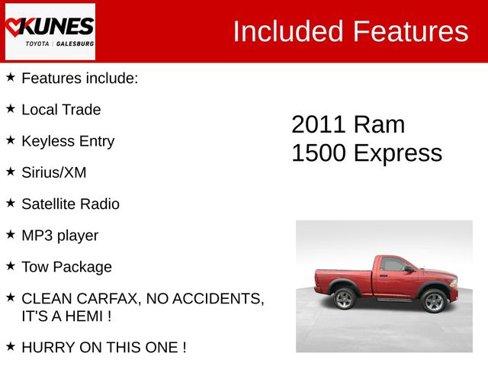 Used 2011 RAM 1500 Express image 2