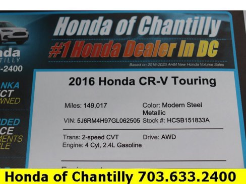 Used 2016 Honda CR-V Touring image 40