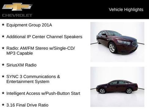 Used 2018 Ford Taurus SEL w/ Equipment Group 201A image 5