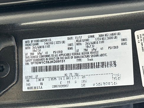 Used 2018 Ford F150 XLT w/ Equipment Group 302A Luxury image 26