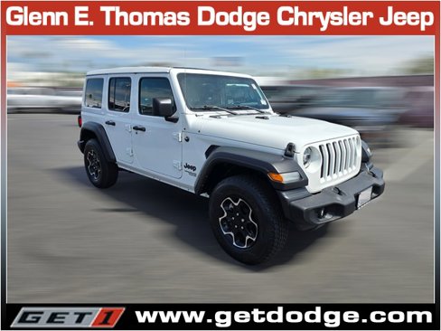 Certified 2021 Jeep Wrangler Unlimited Sport w/ Sun And Sound Package image 1