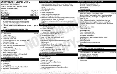 Used 2023 Chevrolet Equinox LT w/ Driver Convenience Package image 2