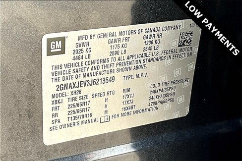 Used 2018 Chevrolet Equinox LT image 18