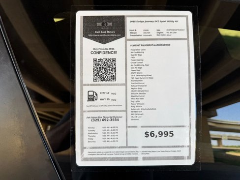 Used 2015 Dodge Journey SXT w/ Flexible Seating Group image 33