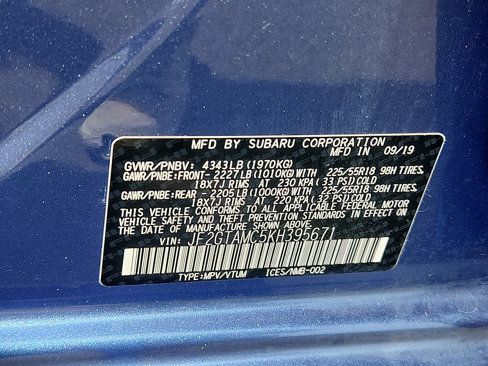 Used 2019 Subaru Crosstrek 2.0i Limited w/ Moonroof Package image 28