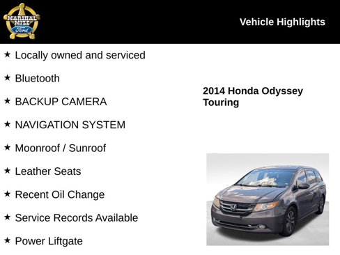Used 2014 Honda Odyssey Touring image 2