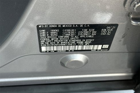 Certified 2021 Honda HR-V LX image 31