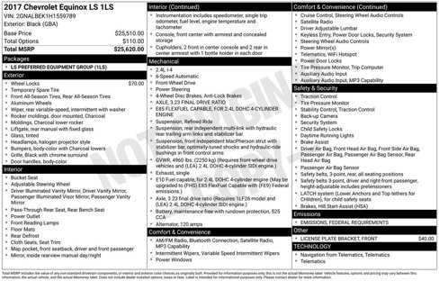 Used 2017 Chevrolet Equinox LS image 35
