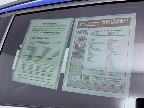 Used 2019 Ford Escape SEL image 13