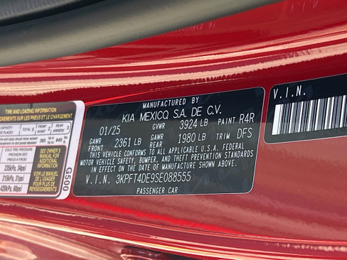 New 2025 Kia K4 LXS image 22