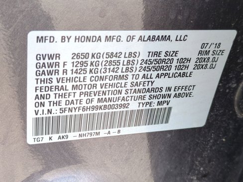 Used 2019 Honda Pilot Touring image 38