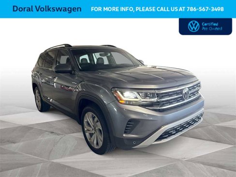 Certified 2021 Volkswagen Atlas SE w/ Panoramic Sunroof Package image 2
