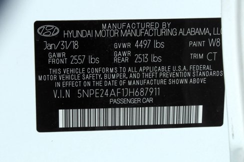 Used 2018 Hyundai Sonata SE w/ Cargo Package image 8